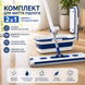 Комплект для миття підлоги 2 в 1 &mdash; швабра + складане відро 55714 фото 1