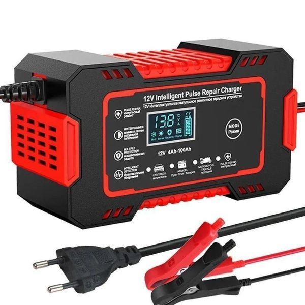 🔋 Інтелектуальний зарядний пристрій EAFC 12V 6A &mdash; автоматична зарядка для авто- та мотоакумуляторів! 🚗🏍️ EAFC фото